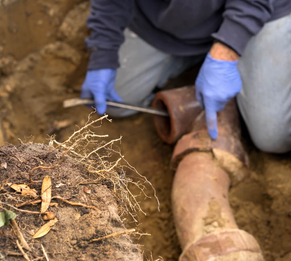 how to get rid of roots in sewer line